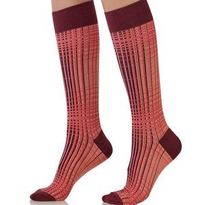 NWT Double D Ranch Comal Plaid Socks Western Bohemian Boho Accessories Hosiery